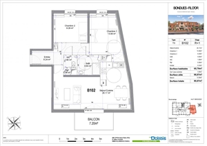 t3 à la vente -   59910  BONDUES, surface 65 m2 vente t3 - UBI471177512